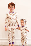 Southern Slumber Bamboo Pajama Set - Purple Tiger - Let Them Be Little, A Baby & Children's Clothing Boutique