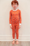 Southern Slumber Bamboo Pajama Set - Longhorn - Let Them Be Little, A Baby & Children's Clothing Boutique