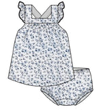 Lucky Jade Baby Dress & Bloomer - Park Petals Floral - Let Them Be Little, A Baby & Children's Clothing Boutique