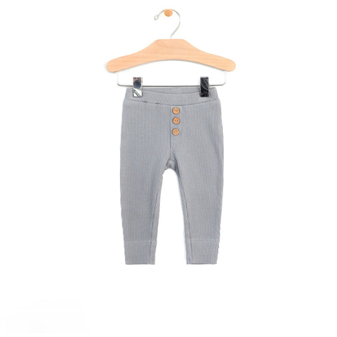 City Mouse Ribbed Pant - Slate Blue - Let Them Be Little, A Baby & Children's Clothing Boutique