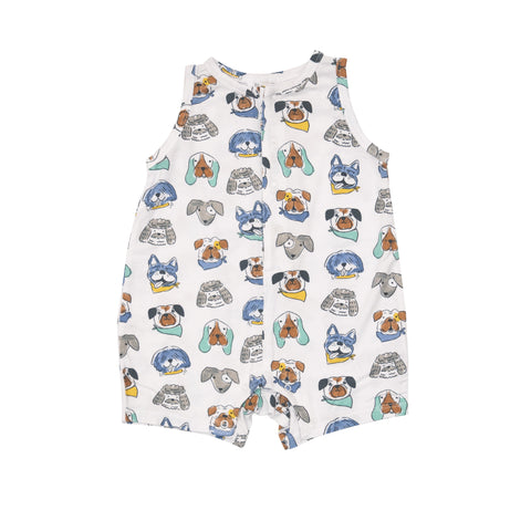 Angel Dear Bamboo Shortie Romper - Furry Friends - Let Them Be Little, A Baby & Children's Clothing Boutique