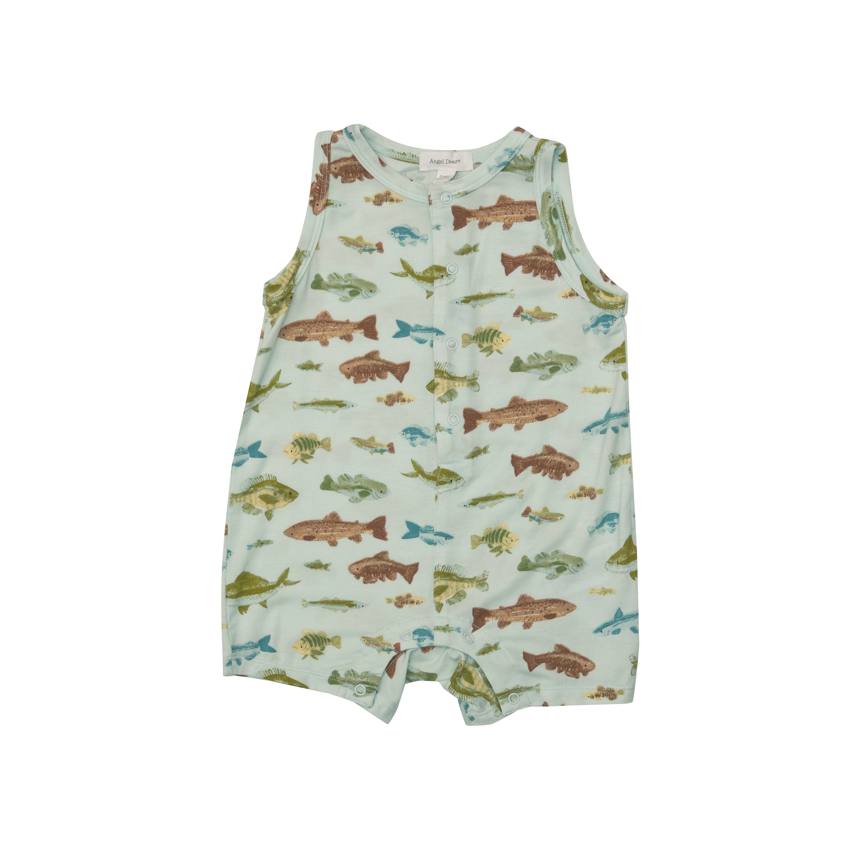 Angel Dear Bamboo Shortie Romper - Freshwater Fish  Let Them Be Little, A  Baby & Children's Clothing Boutique