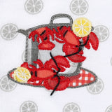 Magnolia Baby Embroidered Footie - Pinch Peel & Eat - Let Them Be Little, A Baby & Children's Boutique