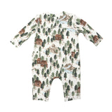Angel Dear Long Sleeve Romper - Vintage Cabin - Let Them Be Little, A Baby & Children's Clothing Boutique