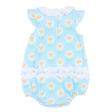 Magnolia Baby Printed Ruffle Flutters Bubble - Daisy Smiles - Let Them Be Little, A Baby & Children's Clothing Boutique