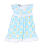 Magnolia Baby Printed Ruffle Flutter Sleeve Dress - Daisy Smiles - Let Them Be Little, A Baby & Children's Clothing Boutique