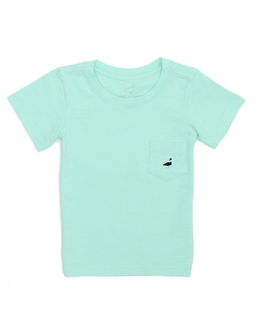 Properly Tied Short Sleeve Shore Tee - Seafoam - Let Them Be Little, A Baby & Children's Clothing Boutique