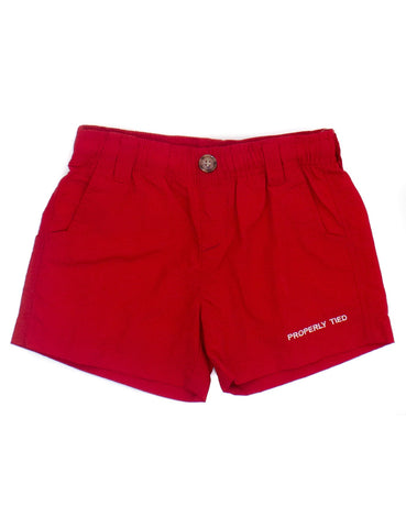 Properly Tied Mallard Short - Red - Let Them Be Little, A Baby & Children's Clothing Boutique