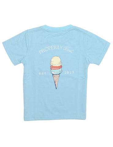 Properly Tied Short Sleeve Signature Tee - Scoops - Let Them Be Little, A Baby & Children's Clothing Boutique
