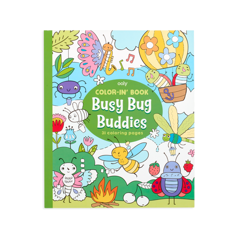 Ooly Color-in Book - Busy Bug Buddies - Let Them Be Little, A Baby & Children's Boutique