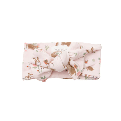 Angel Dear Bamboo Headband - Woodland Animals Pink - Let Them Be Little, A Baby & Children's Clothing Boutique