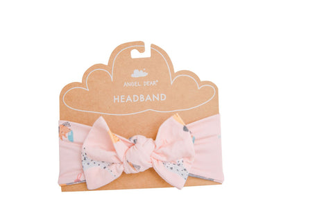 Angel Dear Bamboo Headband - Puppy Play Pink - Let Them Be Little, A Baby & Children's Boutique