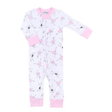 Magnolia Baby Zipped PJ Romper - Ballet Class - Let Them Be Little, A Baby & Children's Clothing Boutique