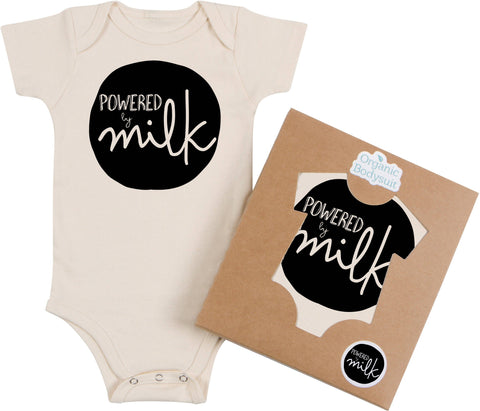 Morado Designs Organic Bodysuit/Tee - Powered by Milk - Let Them Be Little, A Baby & Children's Boutique