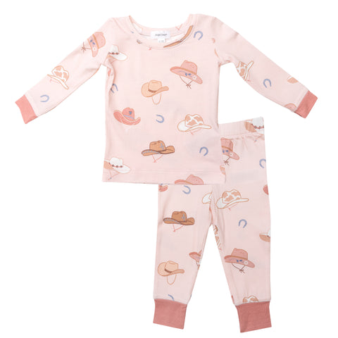 Angel Dear Lounge Wear - Cowboy Hats Pink - Let Them Be Little, A Baby & Children's Clothing Boutique