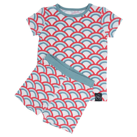 Sweet Bamboo Summer PJ Set - Ocean Arches - Let Them Be Little, A Baby & Children's Boutique