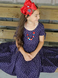 Ollie Jay Winnie Dress - Navy Stars - Let Them Be Little, A Baby & Children's Clothing Boutique
