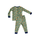 Pineapple Sunshine Long Sleeve 2 Piece Pajama - Green Fox - Let Them Be Little, A Baby & Children's Clothing Boutique