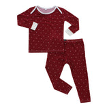 Peregrine Kidswear Bamboo 2 Piece Pajama Set -  Winter Polkadot - Let Them Be Little, A Baby & Children's Boutique