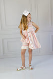 Serendipity Stripe Pocket Dress w/ Shorties - 2256 Boho Rainbow Collection - Let Them Be Little, A Baby & Children's Clothing Boutique