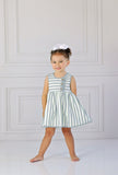 Serendipity Dusty Blue Eden Dress - 2281 Eden Essentials Collection - Let Them Be Little, A Baby & Children's Clothing Boutique