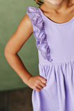 Serendipity Iris Bella Pocket Dress - 2287 Bella Picot Pocket Collection - Let Them Be Little, A Baby & Children's Clothing Boutique