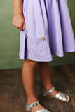 Serendipity Iris Bella Pocket Dress - 2287 Bella Picot Pocket Collection - Let Them Be Little, A Baby & Children's Clothing Boutique