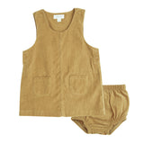 Angel Dear Corduroy Mod Dress & Diaper Cover - Honey - Let Them Be Little, A Baby & Children's Clothing Boutique