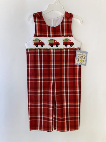 Three Sisters Smocked Longall - Christmas Tree - Let Them Be Little, A Baby & Children's Clothing Boutique