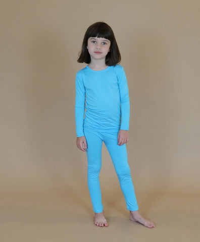 Bellabu Bear 2 piece PJ Set - Daydream Blue - Let Them Be Little, A Baby & Children's Clothing Boutique