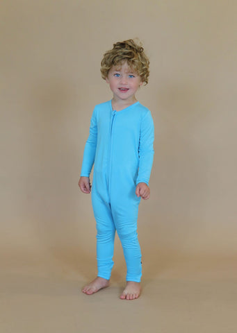 Bellabu Bear Convertible Footie - Daydream Blue - Let Them Be Little, A Baby & Children's Clothing Boutique