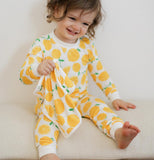 Southern Sleepies Bamboo Pajama Set - Lemon - Let Them Be Little, A Baby & Children's Clothing Boutique