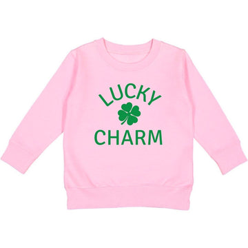Sweet Wink long Sleeve Sweatshirt - Lucky Charm Pink - Let Them Be Little, A Baby & Children's Clothing Boutique