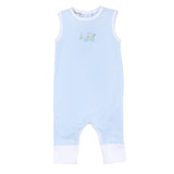 Magnolia Baby Embroidered Sleeveless Playsuit - On the Green - Let Them Be Little, A Baby & Children's Clothing Boutique