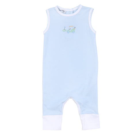 Magnolia Baby Embroidered Sleeveless Playsuit - On the Green - Let Them Be Little, A Baby & Children's Clothing Boutique