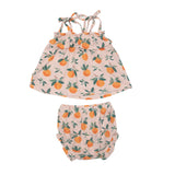Angel Dear Ruffle Top & Bloomer Set - Orange Blossom - Let Them Be Little, A Baby & Children's Clothing Boutique