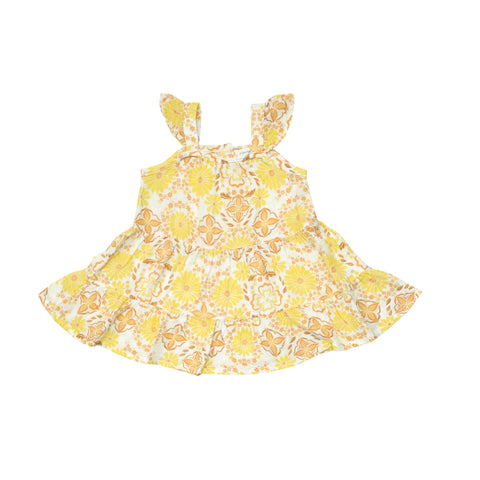 Angel Dear Muslin Twirly Sundress - Golden Surf - Let Them Be Little, A Baby & Children's Clothing Boutique
