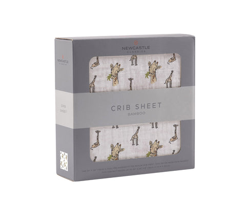 Newcastle Classics Muslin Crib Sheet - Hungry Giraffe - Let Them Be Little, A Baby & Children's Boutique
