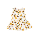 Angel Dear Peplum Tank & High Waist Bloomer Set - Sunflower Ditsy - Let Them Be Little, A Baby & Children's Clothing Boutique