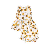 Angel Dear Peplum Tank & High Waist Bloomer Set - Sunflower Ditsy - Let Them Be Little, A Baby & Children's Clothing Boutique