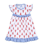 Magnolia Baby Printed Ruffle Flutter Sleeve Dress - Snappy - Let Them Be Little, A Baby & Children's Clothing Boutique