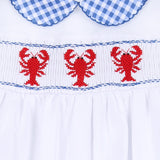 Magnolia Baby Smocked Collared Flutter Sleeve Bubble - Snappy - Let Them Be Little, A Baby & Children's Clothing Boutique
