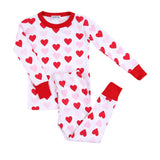 Magnolia Baby Long Sleeve PJ Set - Heart to Heart - Let Them Be Little, A Baby & Children's Clothing Boutique