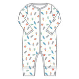 Magnolia Baby Printed Playsuit - Space Patrol Blue - Let Them Be Little, A Baby & Children's Boutique