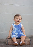 Mayhem Urban Wanderer Tie Dye Knit Romper - Blue - Let Them Be Little, A Baby & Children's Clothing Boutique