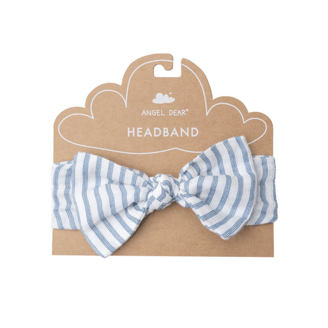 Angel Dear Bamboo Headband - Nautical Ticking Stripe - Let Them Be Little, A Baby & Children's Clothing Boutique