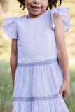 Lucky Jade Twirl Dress - Sister Stripe Blue - Let Them Be Little, A Baby & Children's Clothing Boutique