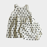 Baby Sprouts Ballet Tank Dress - Dots in Black - Let Them Be Little, A Baby & Children's Clothing Boutique