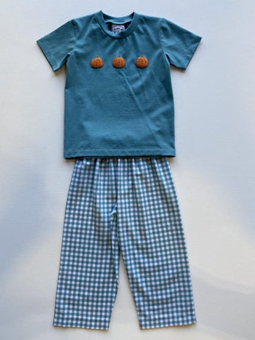 Three Sisters Pants Set - Pumpkins - Let Them Be Little, A Baby & Children's Clothing Boutique