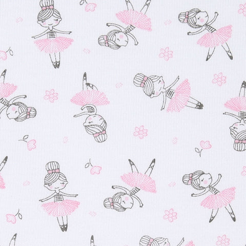Magnolia Baby Printed Zipper Footie - Prima Ballerina - Let Them Be Little, A Baby & Children's Clothing Boutique